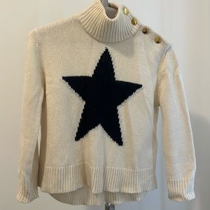 Kate Spade star turtleneck sweater